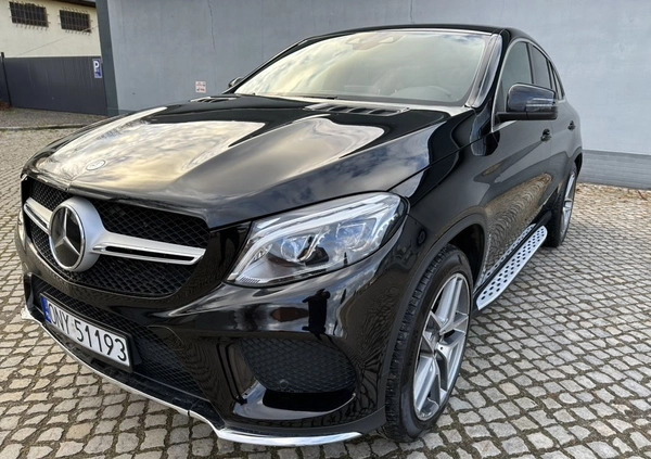 Mercedes-Benz GLE cena 176000 przebieg: 197000, rok produkcji 2015 z Nysa małe 781